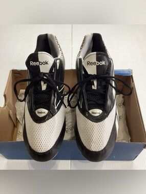 Reebok U-Form 4Speed Low M4 (11) Black/White Mens Football Cleats J82648 Size 13